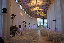 decorated venue